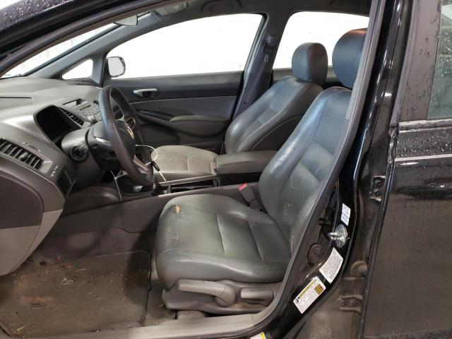 2HGFA16549H359670 - 2009 HONDA CIVIC LX BLACK photo 7