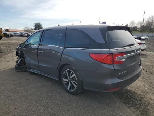 5FNRL6H96JB108940 - 2018 HONDA ODYSSEY ELITE GRAY photo 2