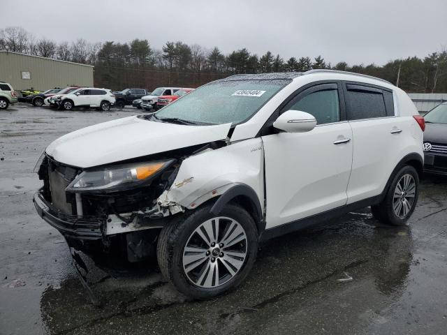 KNDPCCAC1F7793311 - 2015 KIA SPORTAGE EX WHITE photo 1