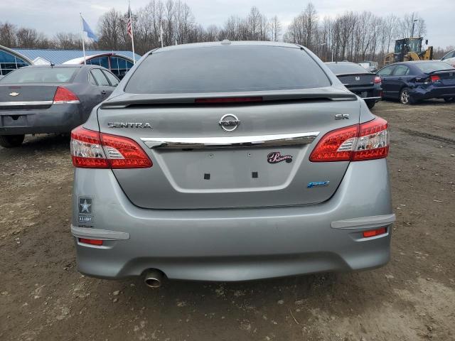 3N1AB7AP0DL787563 - 2013 NISSAN SENTRA S SILVER photo 6