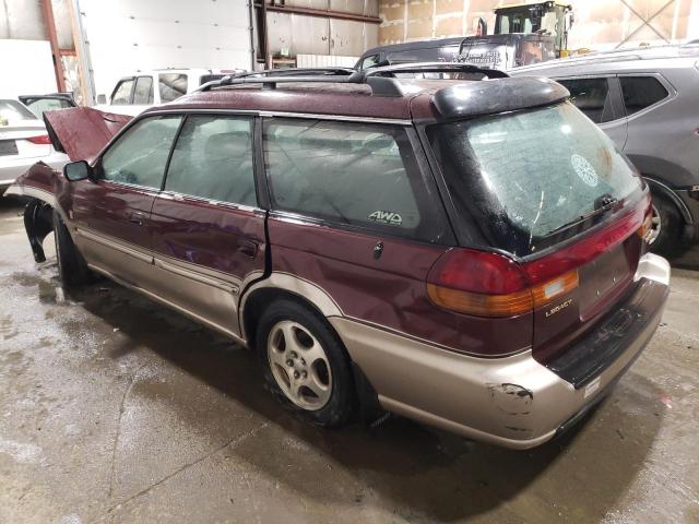 4S3BG6857X7609322 - 1999 SUBARU LEGACY OUTBACK MAROON photo 2