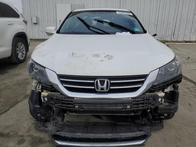 1HGCR3F8XDA046731 - 2013 HONDA ACCORD EXL WHITE photo 5