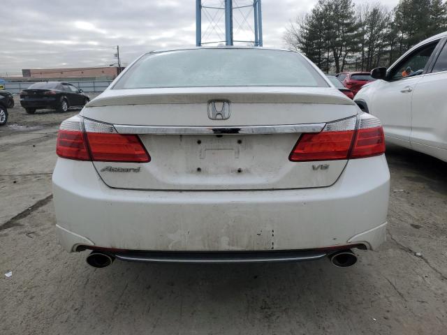 1HGCR3F8XDA046731 - 2013 HONDA ACCORD EXL WHITE photo 6