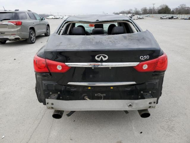 JN1BV7AP9EM692485 - 2014 INFINITI Q50 BASE BLACK photo 6