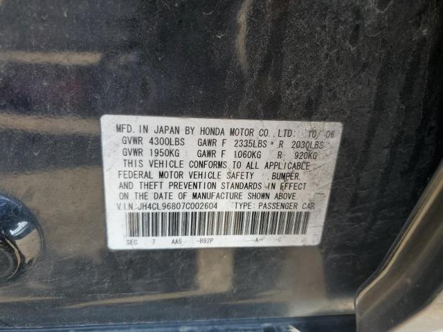 JH4CL96807C002604 - 2007 ACURA TSX BLACK photo 12