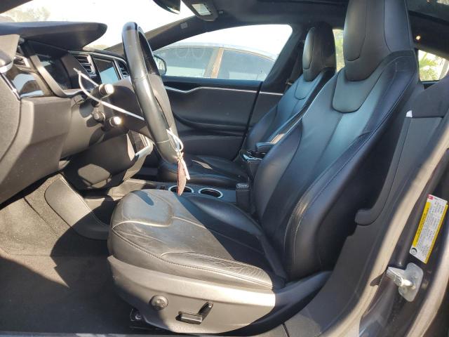 5YJSA1H28EFP66441 - 2014 TESLA MODEL S GRAY photo 7