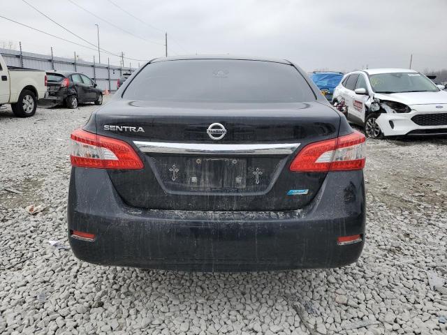 3N1AB7AP6EY206314 - 2014 NISSAN SENTRA S BLACK photo 6