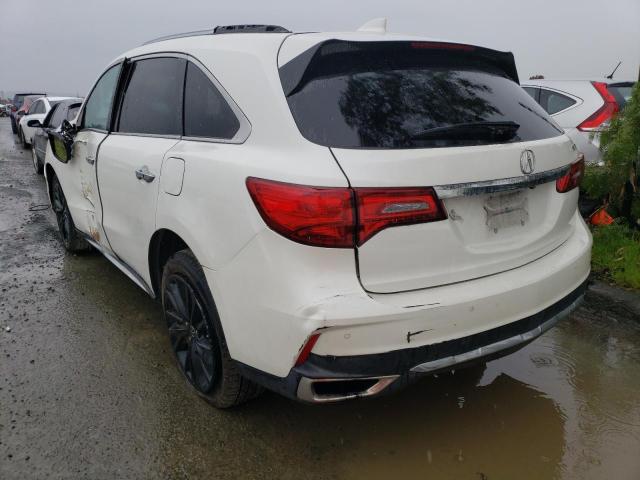 5FRYD3H84HB014370 - 2017 ACURA MDX ADVANCE WHITE photo 2