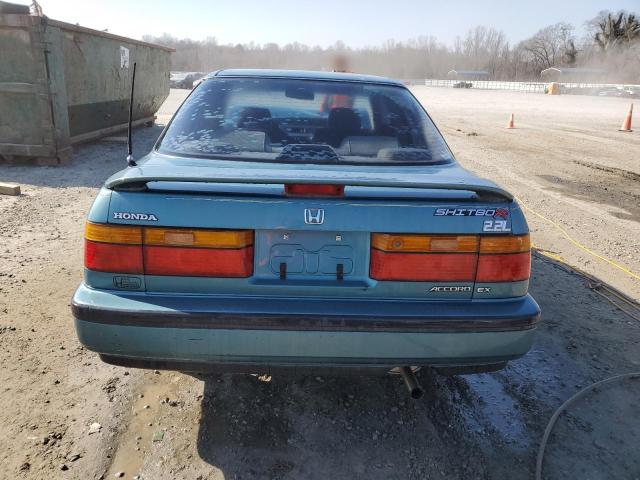 1HGCB7160LA044275 - 1990 HONDA ACCORD EX TURQUOISE photo 6