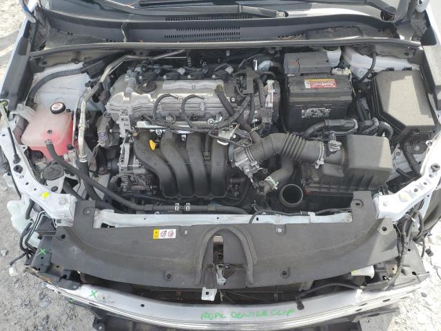 5YFEPMAEXNP282440 - 2022 TOYOTA COROLLA LE WHITE photo 11