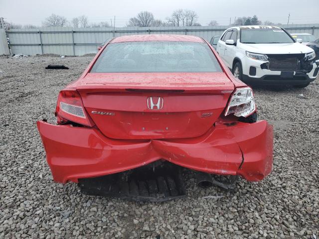 2HGFG4A54DH706835 - 2013 HONDA CIVIC SI RED photo 6