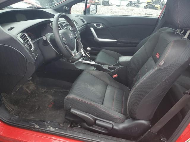 2HGFG4A54DH706835 - 2013 HONDA CIVIC SI RED photo 7