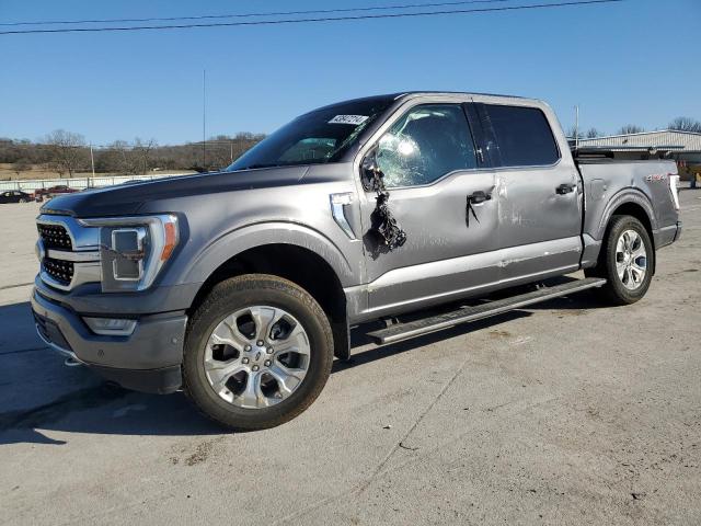 1FTFW1E51MFA45647 - 2021 FORD F150 SUPERCREW GRAY photo 1