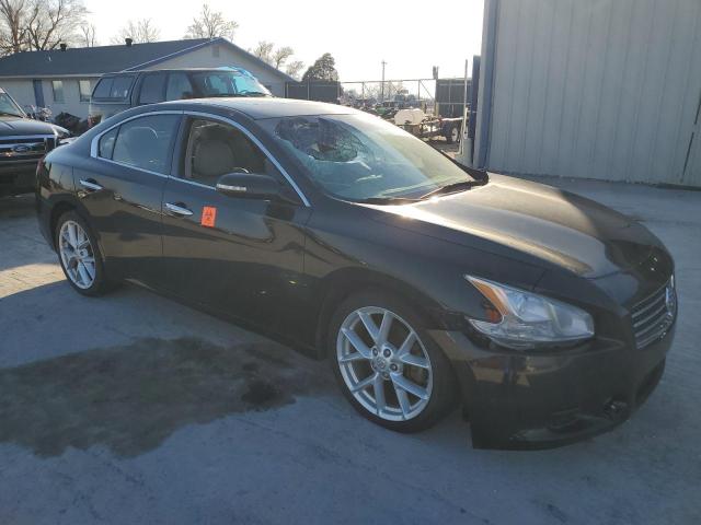 1N4AA51E59C809164 - 2009 NISSAN MAXIMA S BLACK photo 4