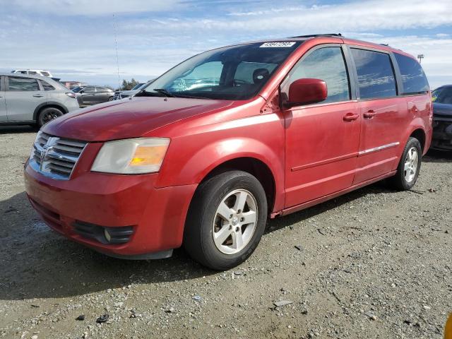 2D8HN54149R689419 - 2009 DODGE GRAND CARA SXT RED photo 1