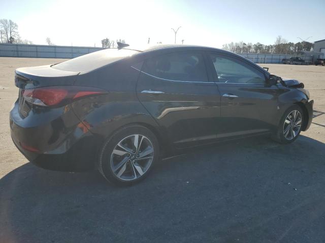 KMHDH4AE0FU224927 - 2015 HYUNDAI ELANTRA SE BLACK photo 3