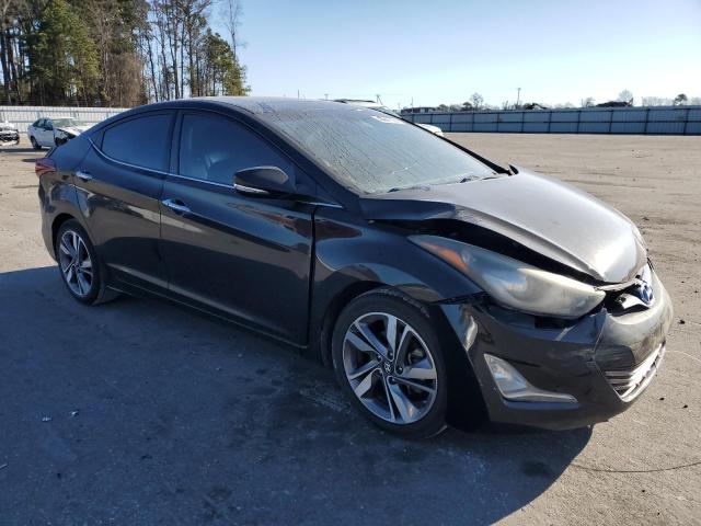 KMHDH4AE0FU224927 - 2015 HYUNDAI ELANTRA SE BLACK photo 4