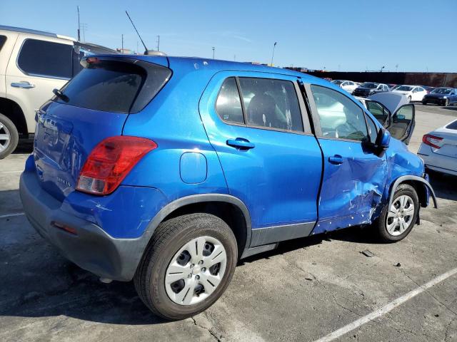 KL7CJKSB3GB668164 - 2016 CHEVROLET TRAX LS BLUE photo 3