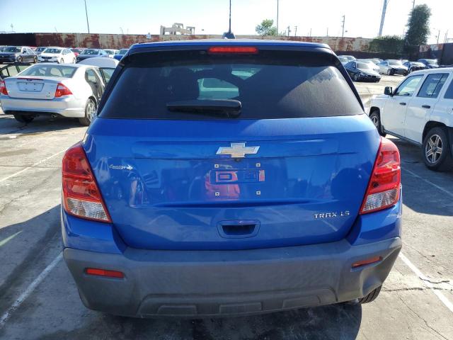 KL7CJKSB3GB668164 - 2016 CHEVROLET TRAX LS BLUE photo 6