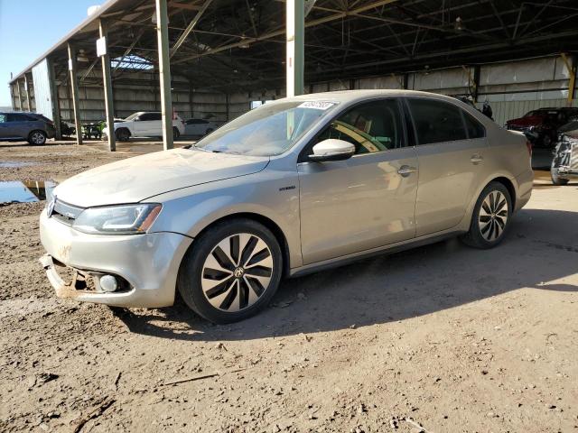 3VW637AJ3DM227166 - 2013 VOLKSWAGEN JETTA HYBRID BEIGE photo 1