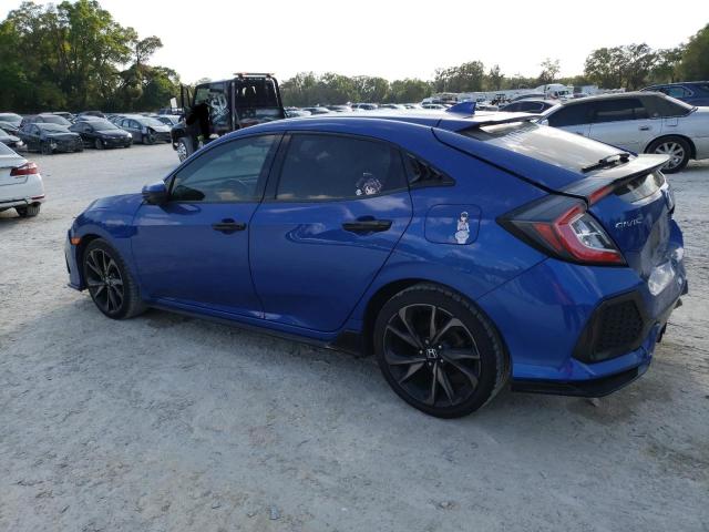 SHHFK7G49JU225511 - 2018 HONDA CIVIC SPORT 蓝色 照片 2