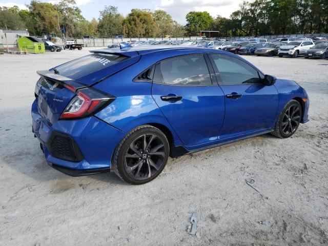 SHHFK7G49JU225511 - 2018 HONDA CIVIC SPORT 蓝色 照片 3