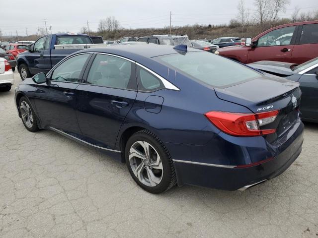 1HGCV2F59JA027417 - 2018 HONDA ACCORD EXL BLUE photo 2