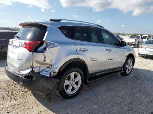 JTMWFREV0DD010298 - 2013 TOYOTA RAV4 XLE SILVER photo 3