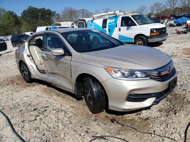 1HGCR2F36GA087053 - 2016 HONDA ACCORD LX GOLD photo 4