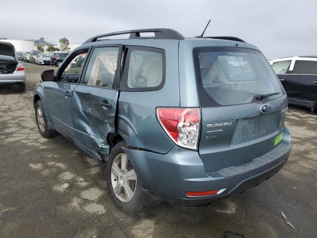 JF2SHABC2DH404005 - 2013 SUBARU FORESTER 2.5X TEAL photo 2