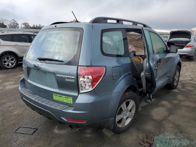 JF2SHABC2DH404005 - 2013 SUBARU FORESTER 2.5X TEAL photo 3