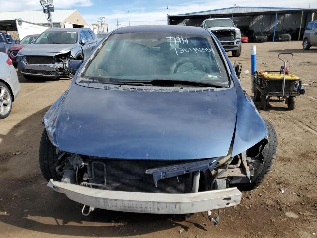 1HGFA16556L020818 - 2006 HONDA CIVIC LX BLUE photo 5