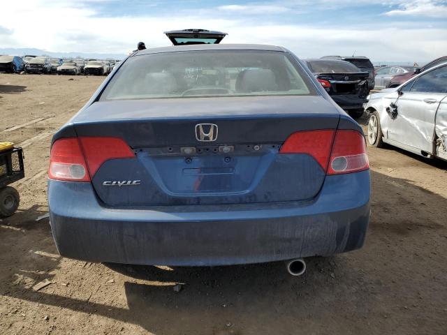 1HGFA16556L020818 - 2006 HONDA CIVIC LX BLUE photo 6