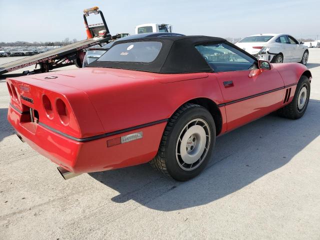 1G1YY6780G5900087 - 1986 CHEVROLET CORVETTE RED photo 3