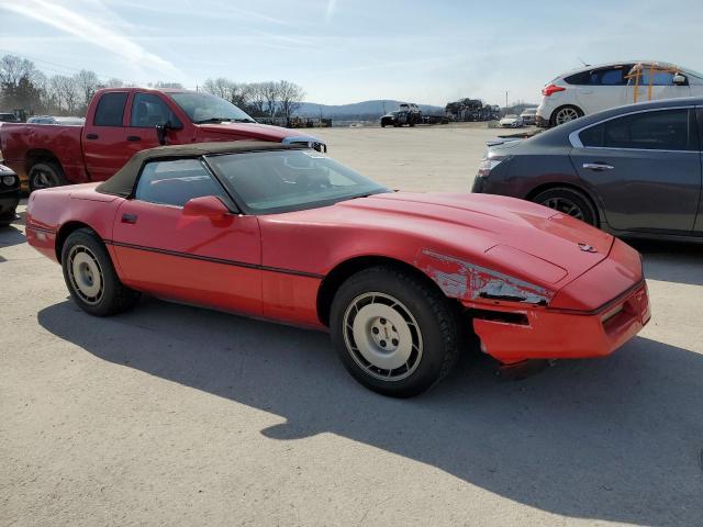 1G1YY6780G5900087 - 1986 CHEVROLET CORVETTE RED photo 4