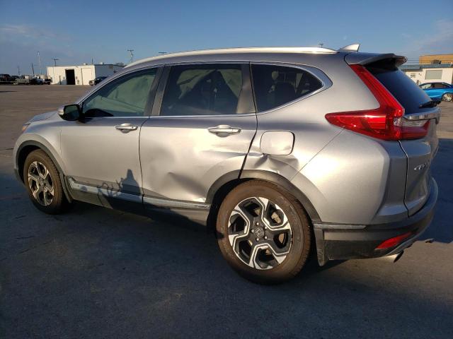 7FARW1H93KE007886 - 2019 HONDA CR-V TOURING SILVER photo 2