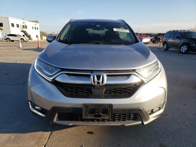 7FARW1H93KE007886 - 2019 HONDA CR-V TOURING SILVER photo 5