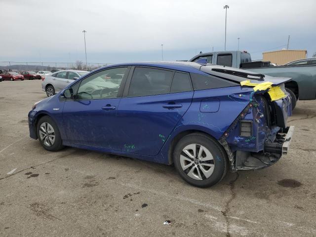 JTDKARFU0H3529575 - 2017 TOYOTA PRIUS BLUE photo 2