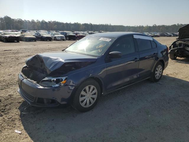 3VW2K7AJ7DM203809 - 2013 VOLKSWAGEN JETTA BASE Կապույտ լուսանկար 1