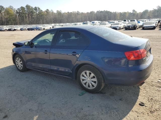 3VW2K7AJ7DM203809 - 2013 VOLKSWAGEN JETTA BASE Կապույտ լուսանկար 2