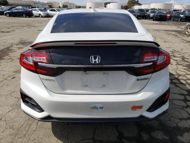 JHMZC5F13KC007116 - 2019 HONDA CLARITY WHITE photo 6