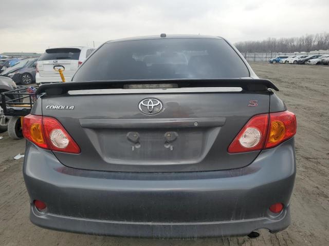 2T1BU4EE0AC505956 - 2010 TOYOTA COROLLA BASE GRAY photo 6