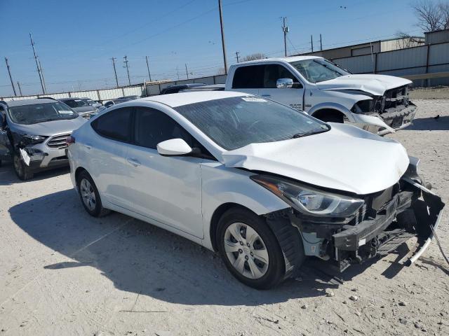 5NPDH4AE8GH765823 - 2016 HYUNDAI ELANTRA SE WHITE photo 4