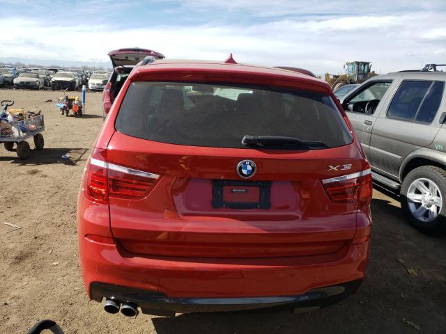 5UXWX9C54G0D79226 - 2016 BMW X3 XDRIVE28I RED photo 6