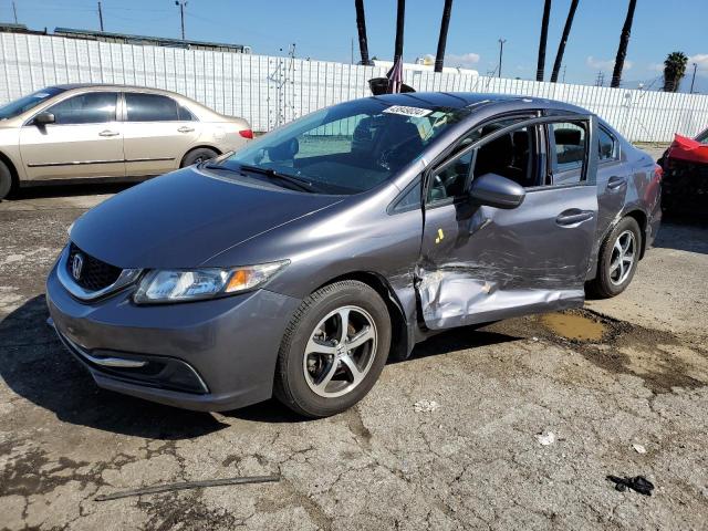 19XFB2F74FE267288 - 2015 HONDA CIVIC SE GRAY photo 1