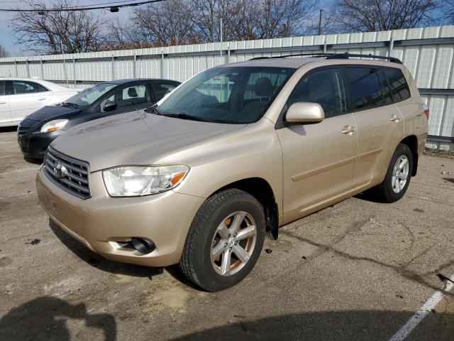 JTEES41A582099943 - 2008 TOYOTA HIGHLANDER GOLD photo 1