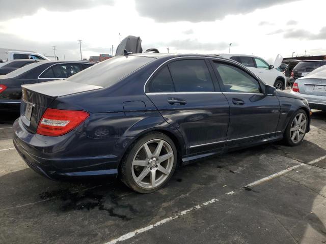 WDDGF4HB3CA718625 - 2012 MERCEDES-BENZ C 250 BLUE photo 3