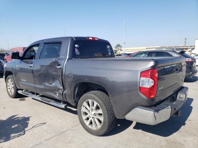 5TFHW5F16HX673327 - 2017 TOYOTA TUNDRA CREWMAX LIMITED GRAY photo 2