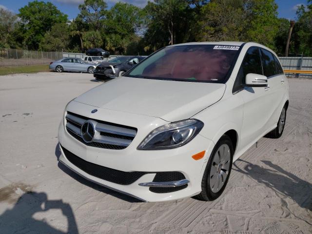 WDDVP9AB2FJ004338 - 2015 MERCEDES-BENZ B ELECTRIC WHITE photo 1