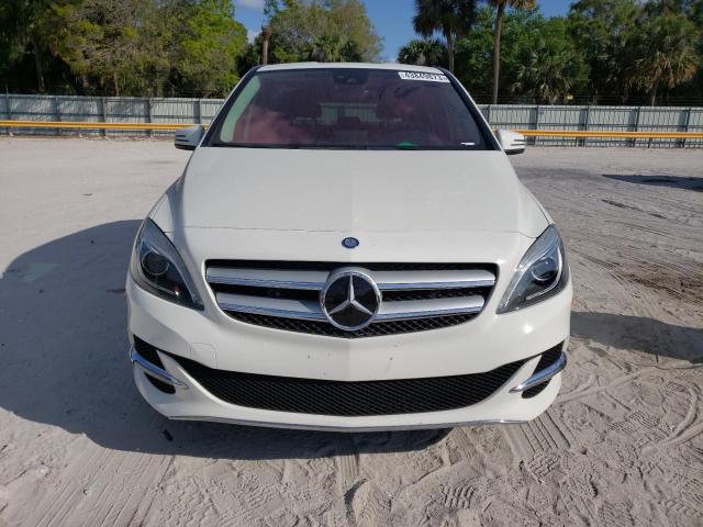 WDDVP9AB2FJ004338 - 2015 MERCEDES-BENZ B ELECTRIC WHITE photo 5